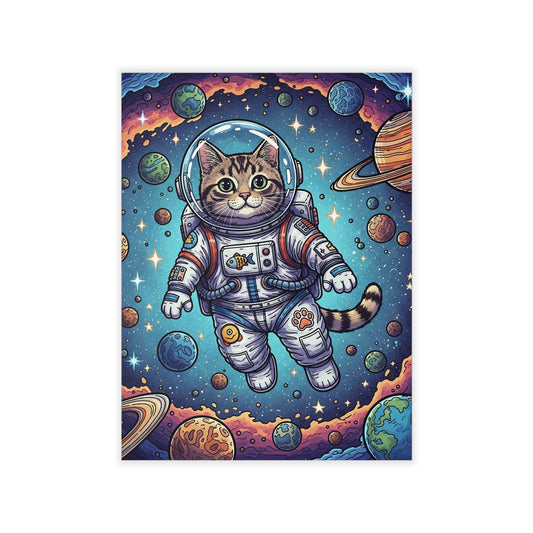 Astronaut Cat - Wall Decal