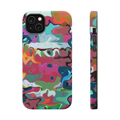 Colorful Abstract Marble - Magnetic Phone Case