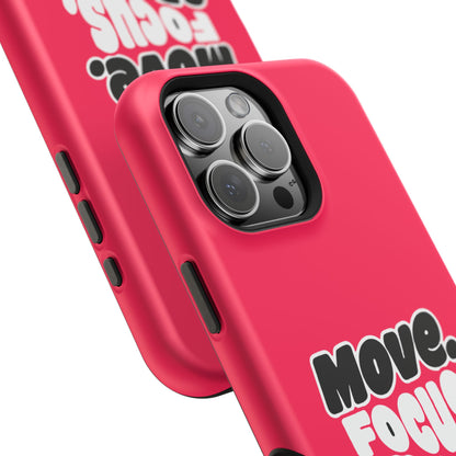 Move. Focus. Grow. Repeat. - Magnetic Phone Case