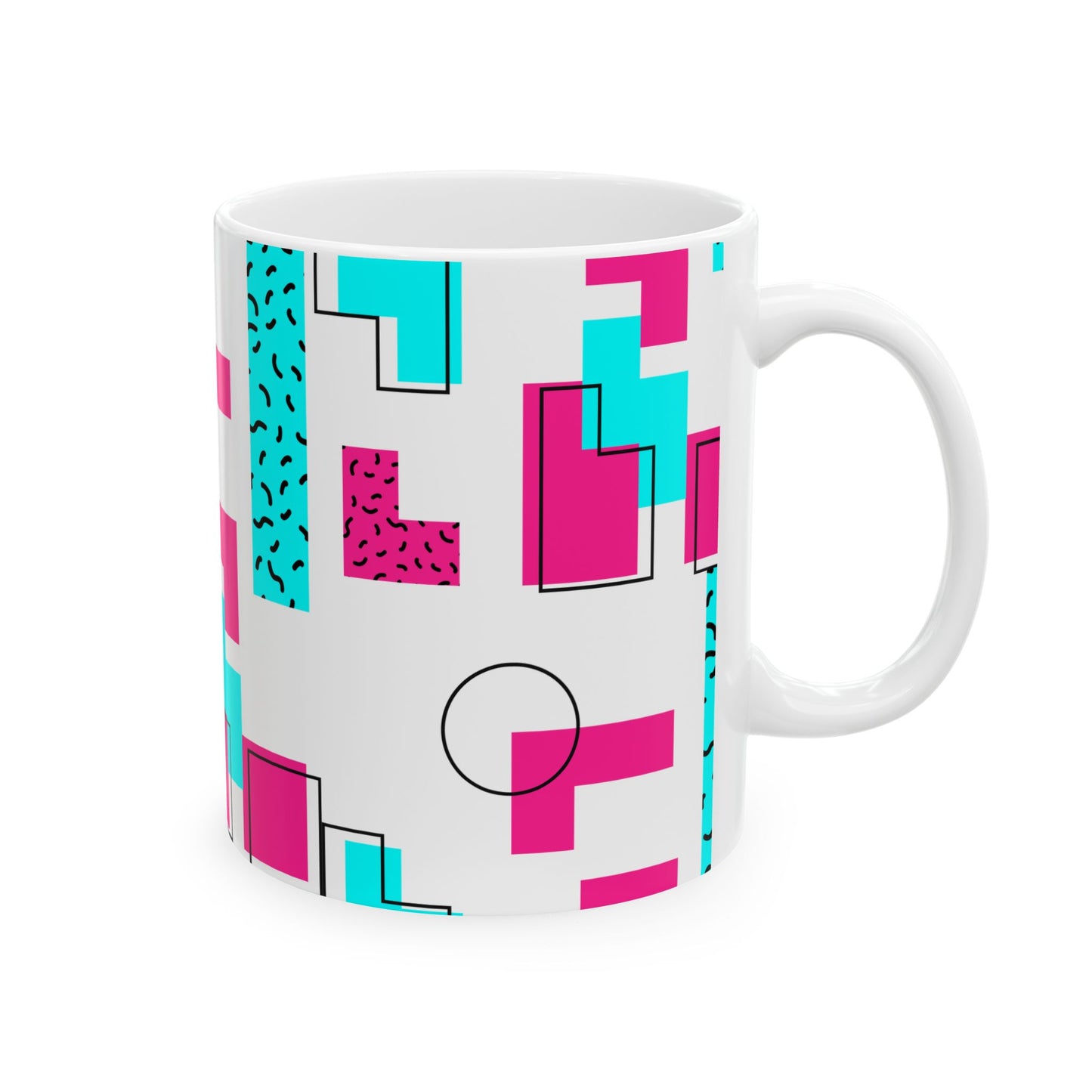 Retro Geometric Vibes - Mug