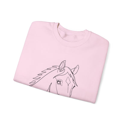 Horse Portrait Sketch - Sweatshirt