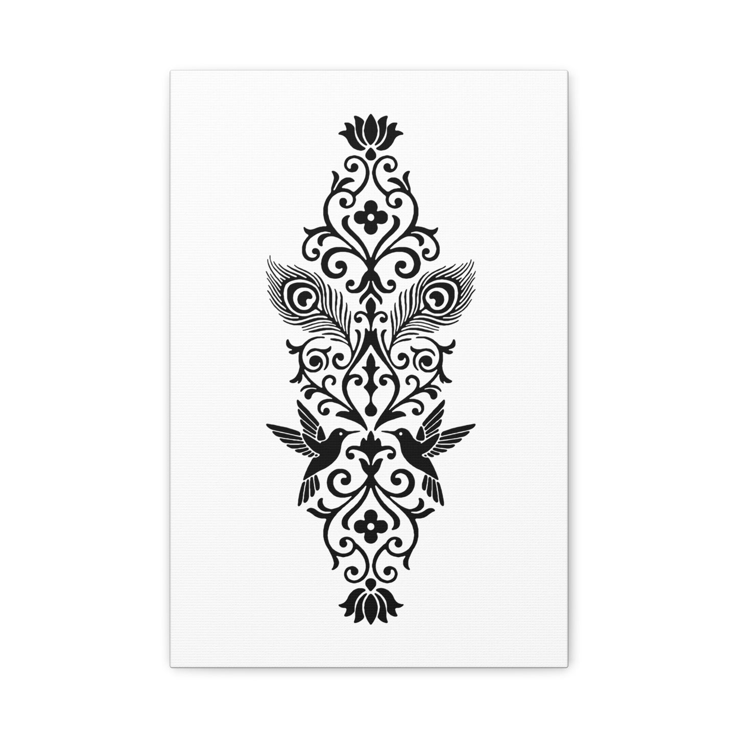 Hummingbird Soulmates - Stretched Canvas