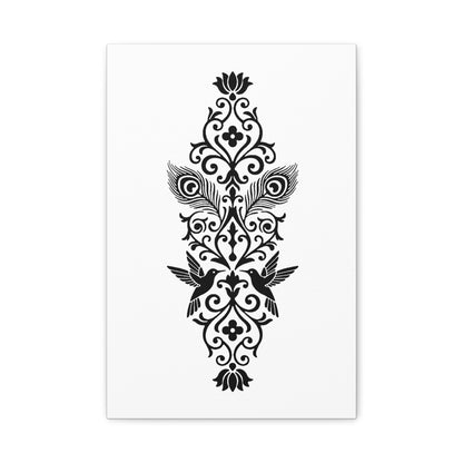 Hummingbird Soulmates - Stretched Canvas