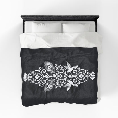 Hummingbird Soulmates - Plush Blanket