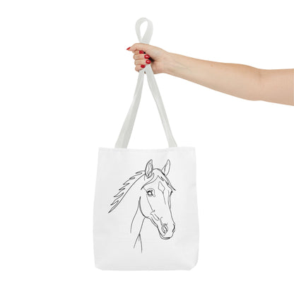 Horse Portrait Sketch - Tote Bag