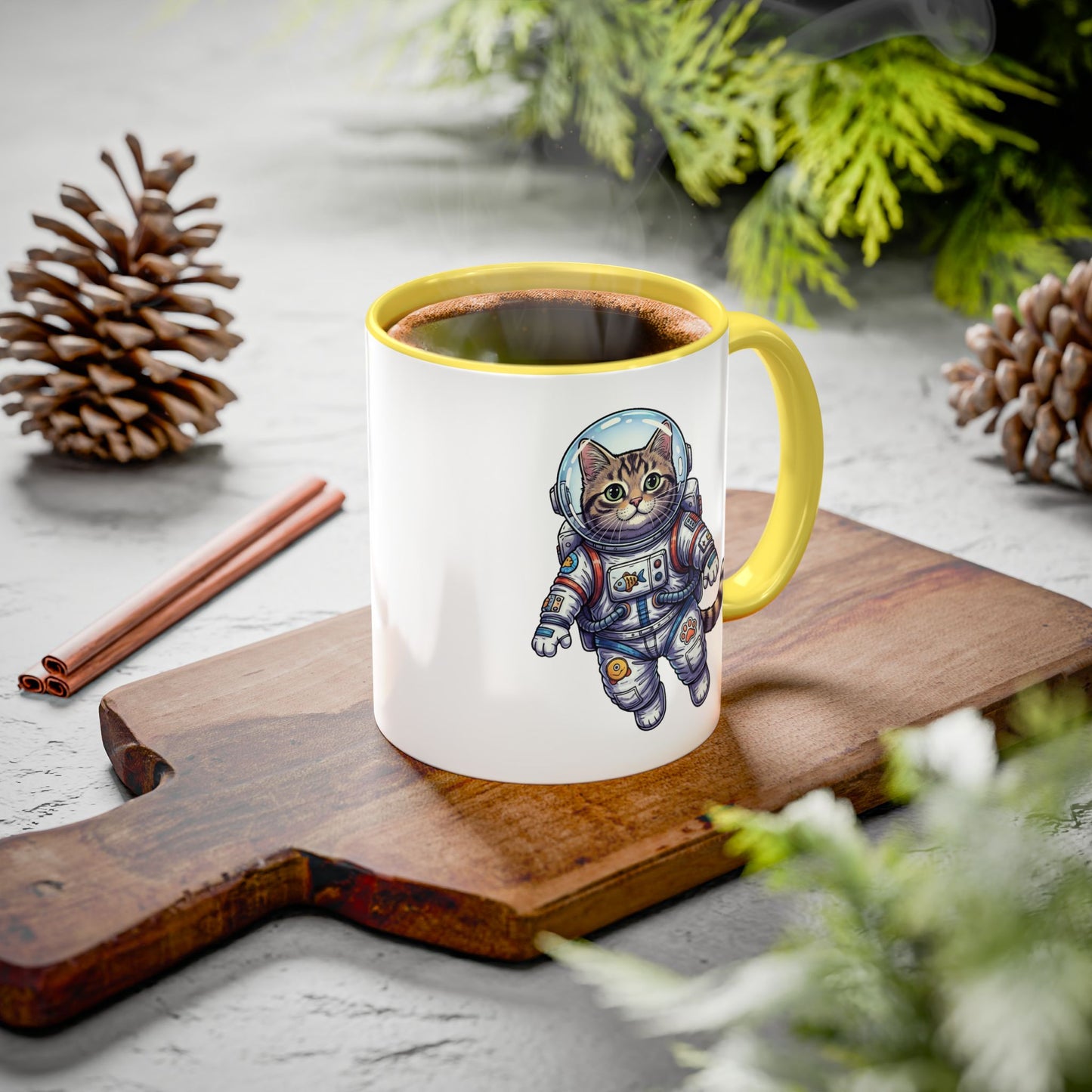 Astronaut Cat - Colorful Mug