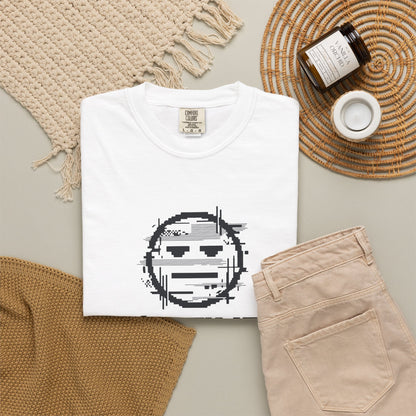 I’m Fine Glitched Smiley - T-Shirt