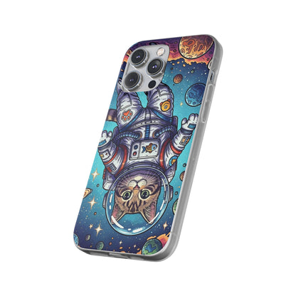 Astronaut Cat - Flexi Phone Case