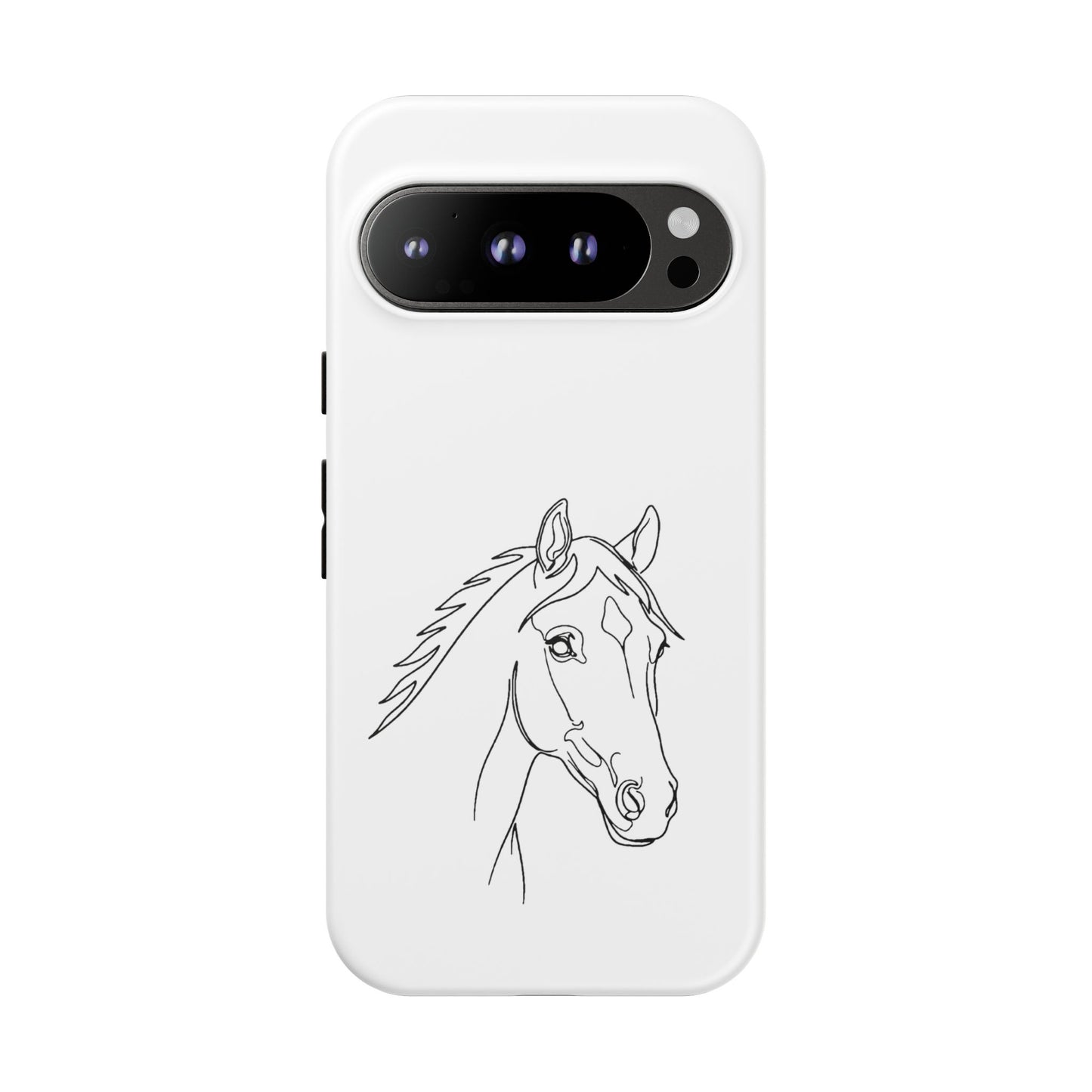 Horse Portrait Sketch - Tough Phone Case