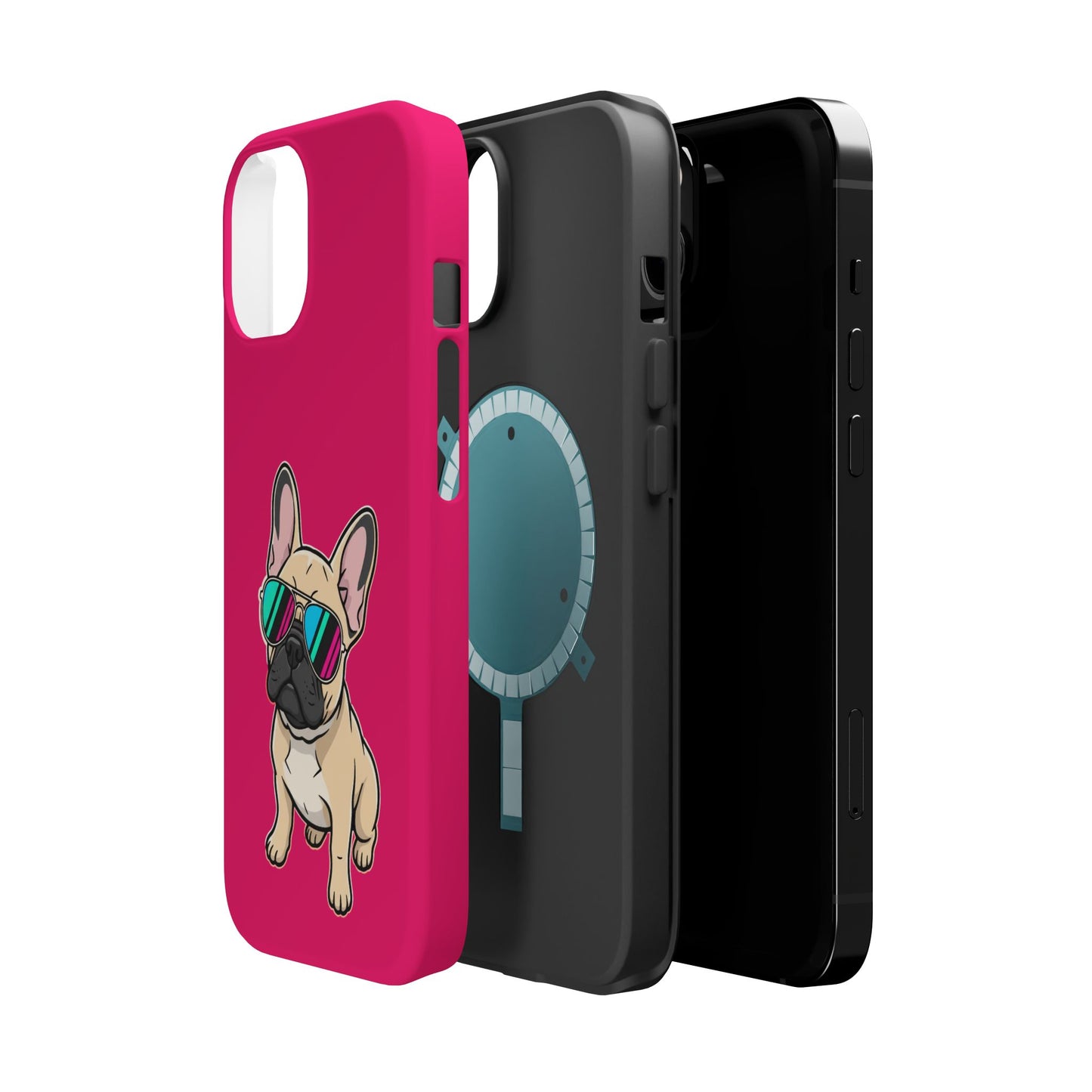 French Bulldog with Sunglasses - Magnetic Phone Case