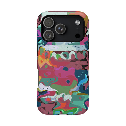 Colorful Abstract Marble - Magnetic Phone Case