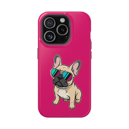 French Bulldog with Sunglasses - Magnetic Phone Case
