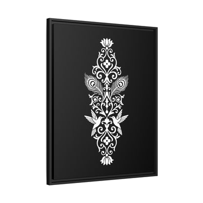 Hummingbird Soulmates - Framed Canvas