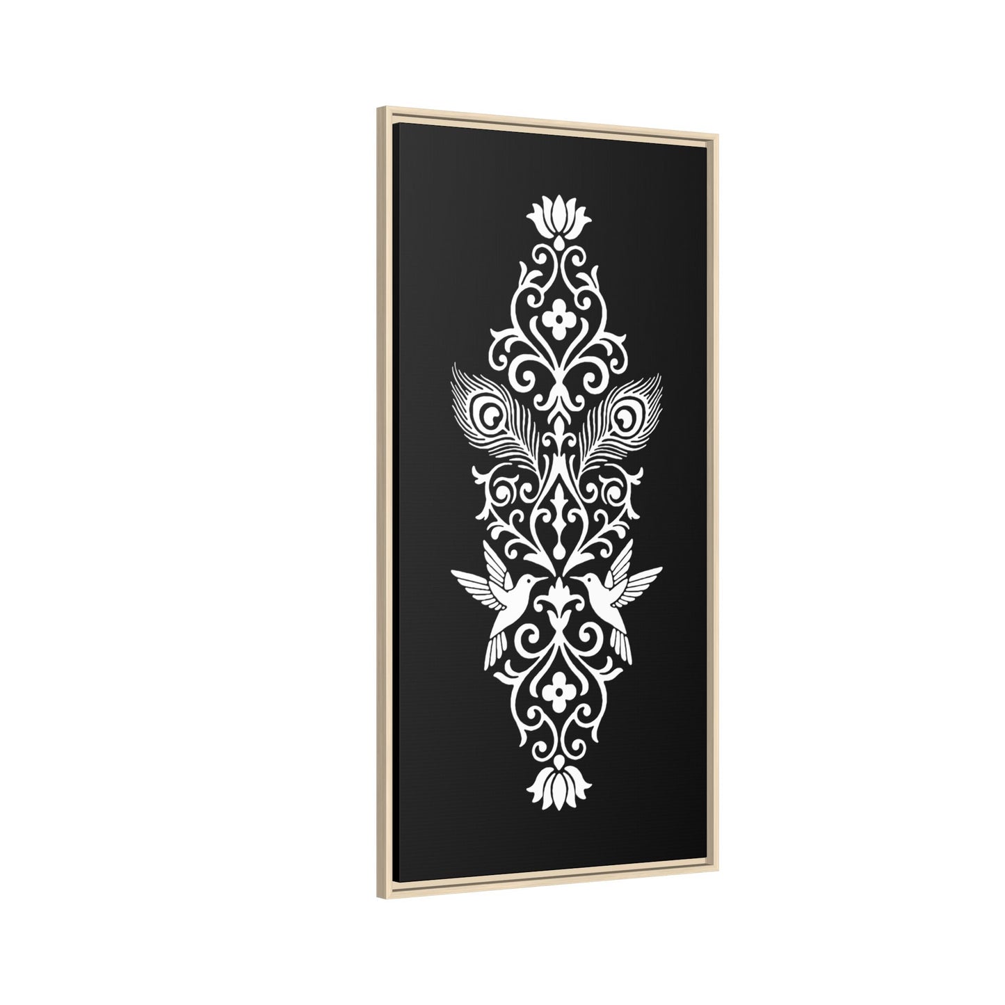 Hummingbird Soulmates - Framed Canvas