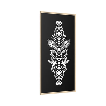 Hummingbird Soulmates - Framed Canvas