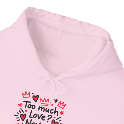 Too Much Love? Never Enough - Hoodie