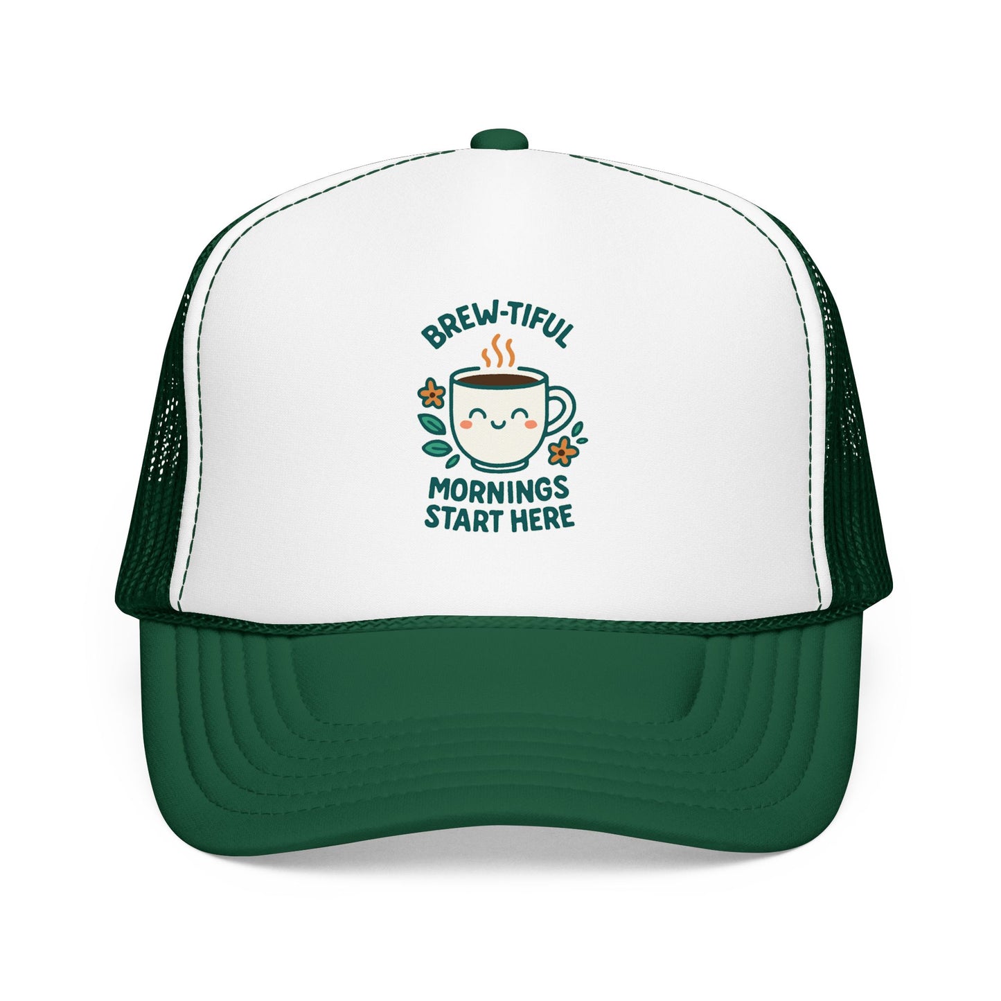 Brew-tiful Mornings Start Here - Cap