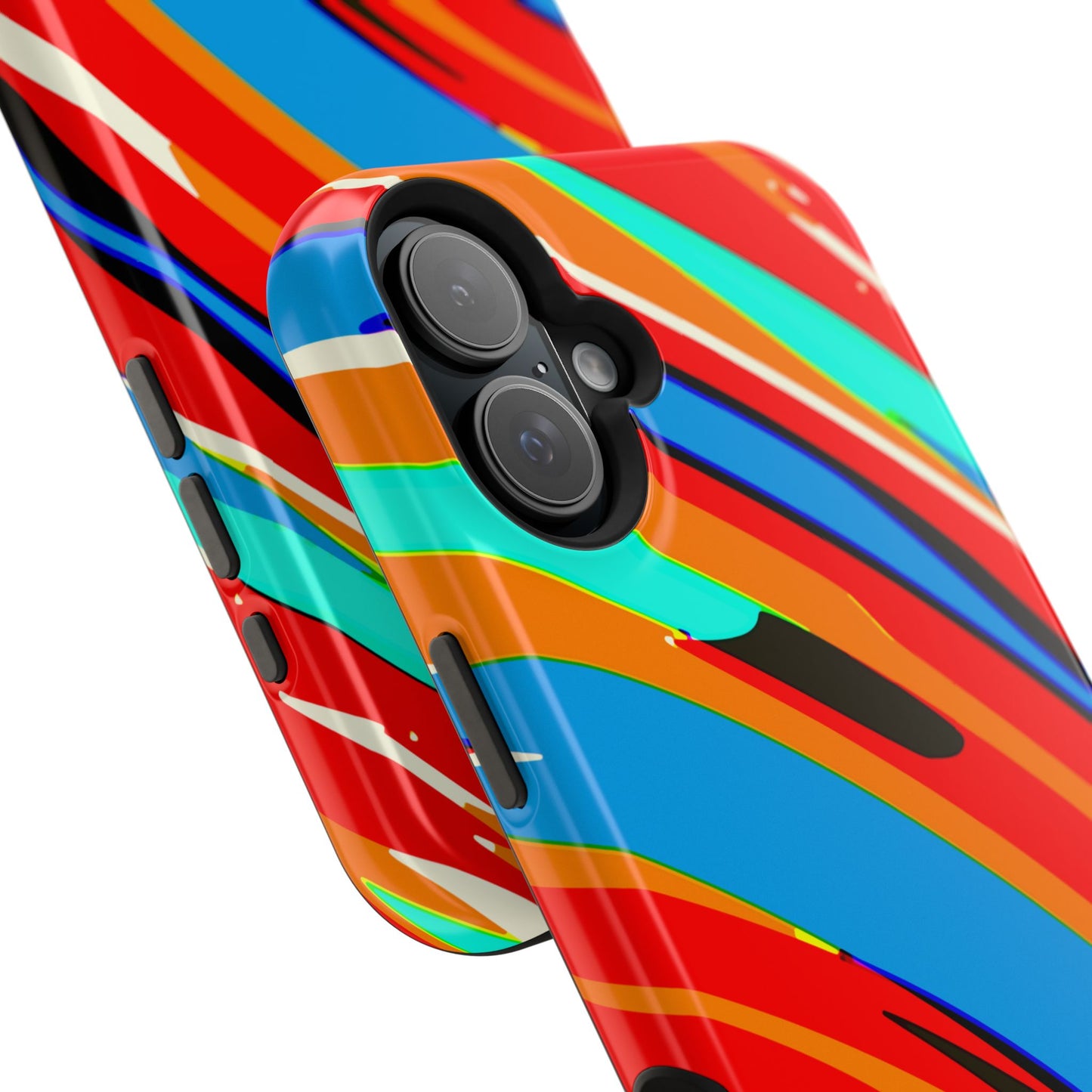 Abstract Rainbow Swirl Arc - Magnetic Phone Case