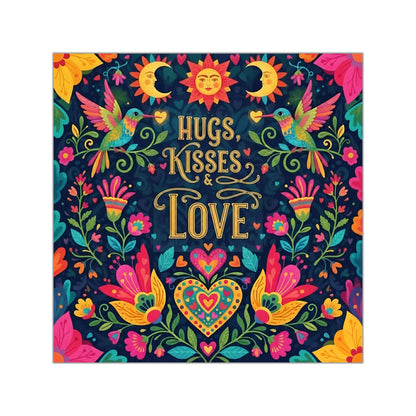 Hugs, Kisses & Love - Sticker