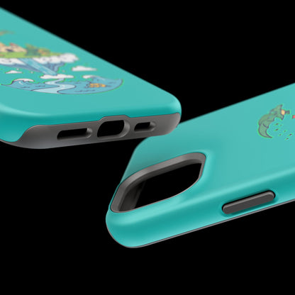 Floating Castle Dragon - Magical Fantasy Island - Magnetic Phone Case