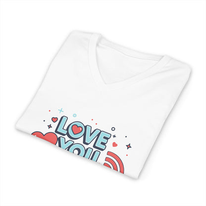Love You More Than Wi-Fi - V-Neck Tee