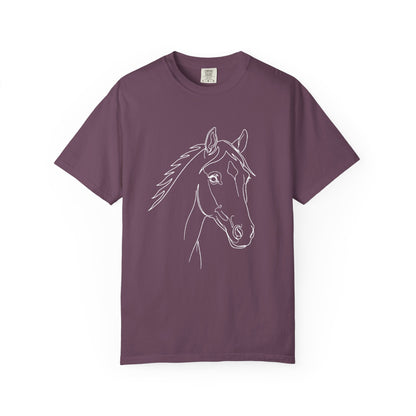 Horse Portrait Sketch - T‑Shirt