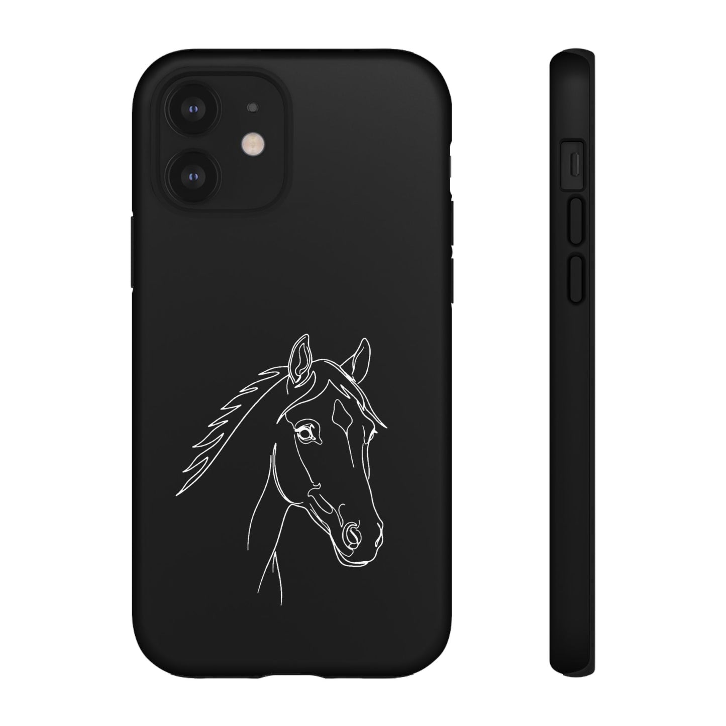 Horse Portrait Sketch - Tough Phone Case