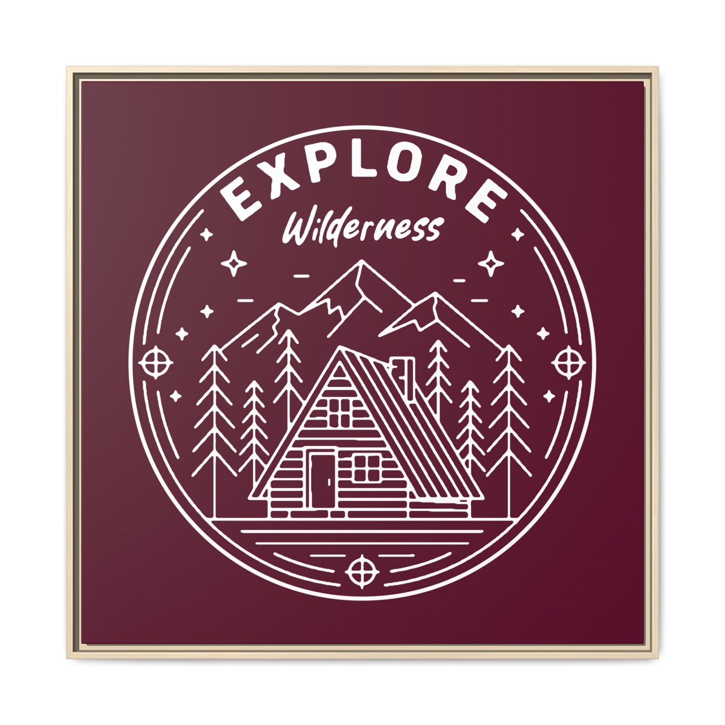 Explore Wilderness - Framed Canvas