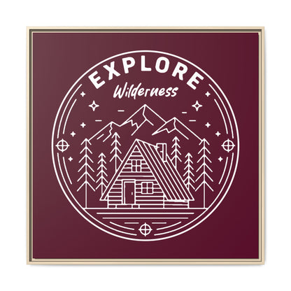 Explore Wilderness - Framed Canvas