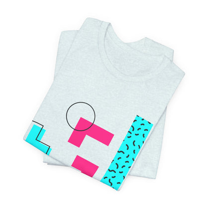 Retro Geometric Vibes - T-Shirt