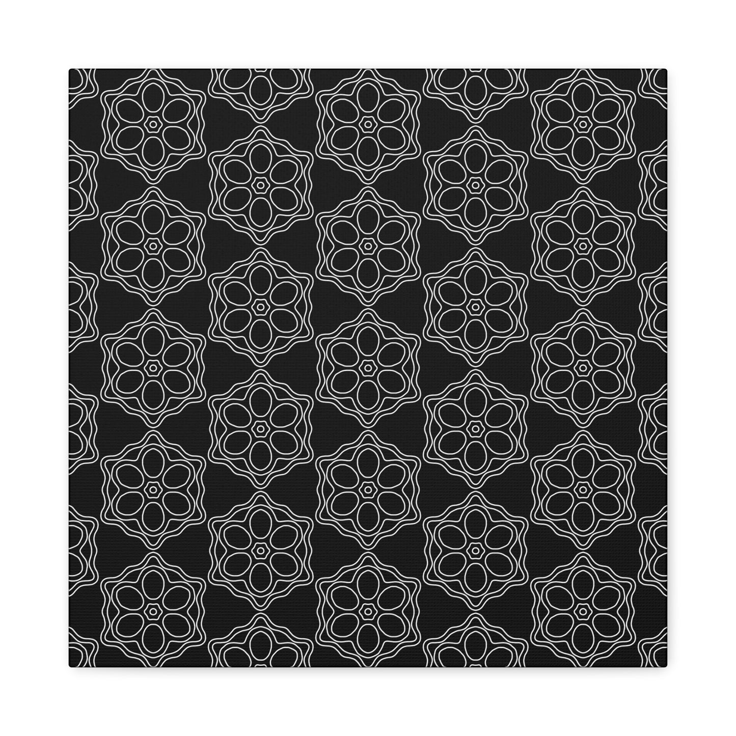 Geometric Sacred Flower - Canvas