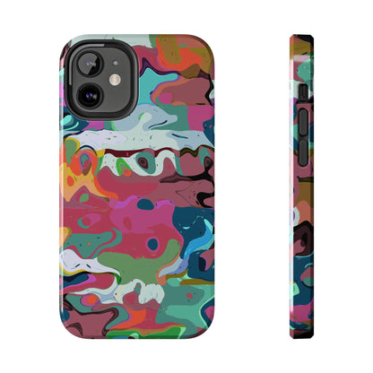 Colorful Abstract Marble - Phone Case
