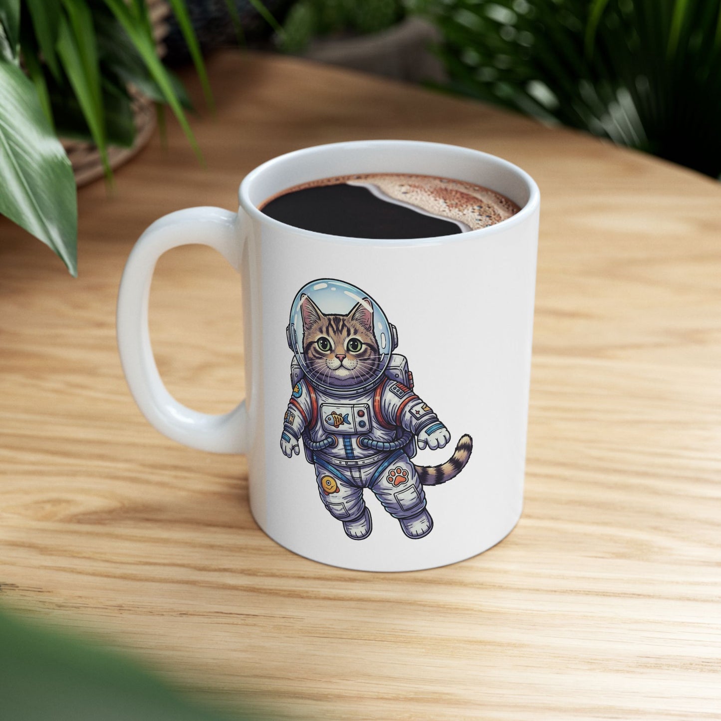 Astronaut Cat - Ceramic Mug