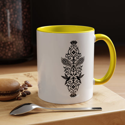 Hummingbird Soulmates - Color Accent Mug