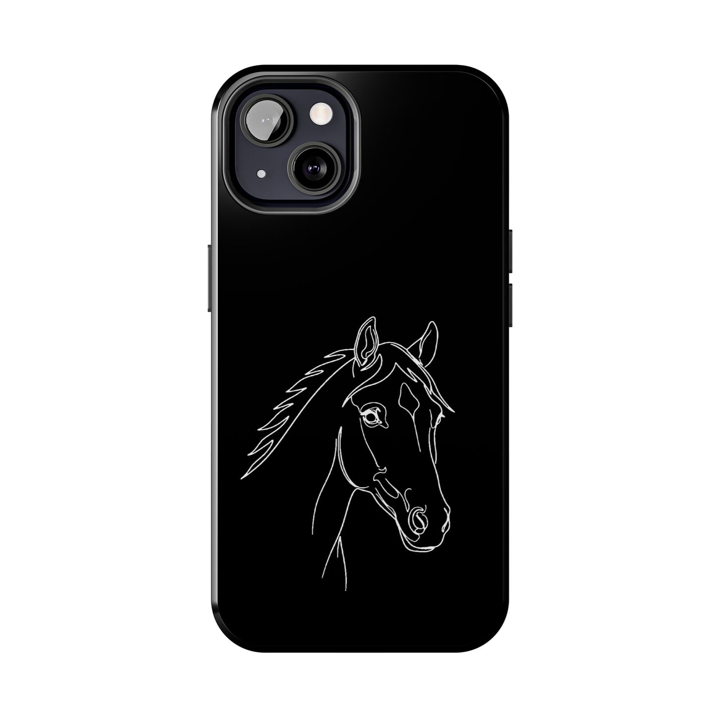 Horse Portrait Sketch - Phone Case