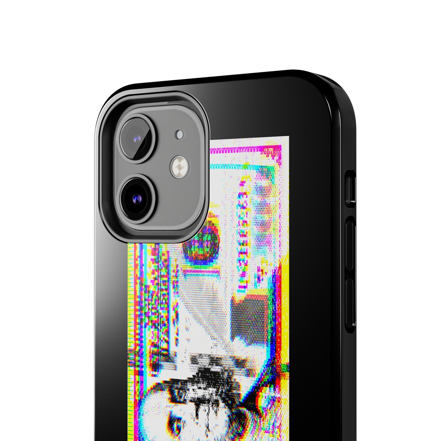 100 Dollars Bill - Neon Color Explosion - Phone Case