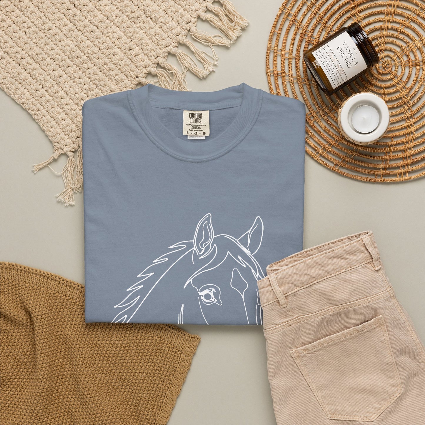 Horse Portrait Sketch - T‑Shirt