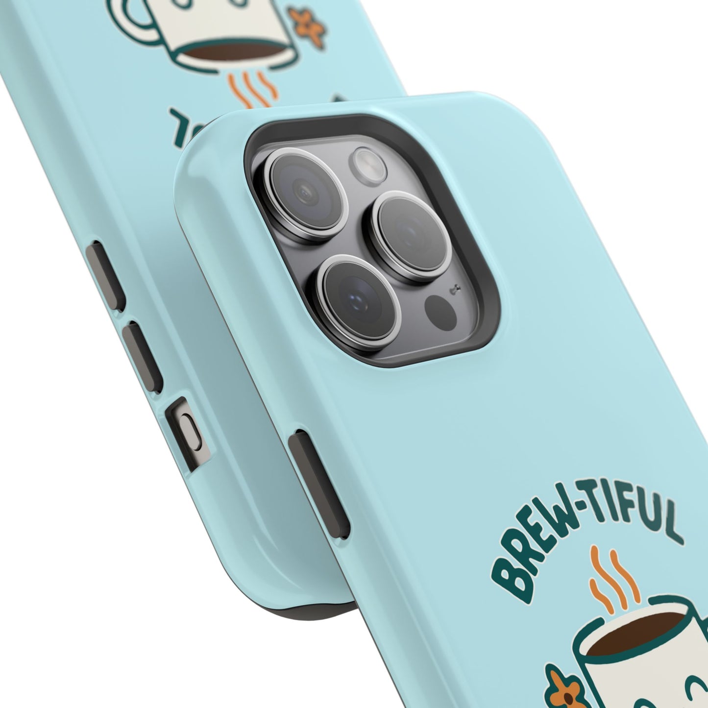 Brew-tiful Mornings Start Here - Magnetic Phone Case