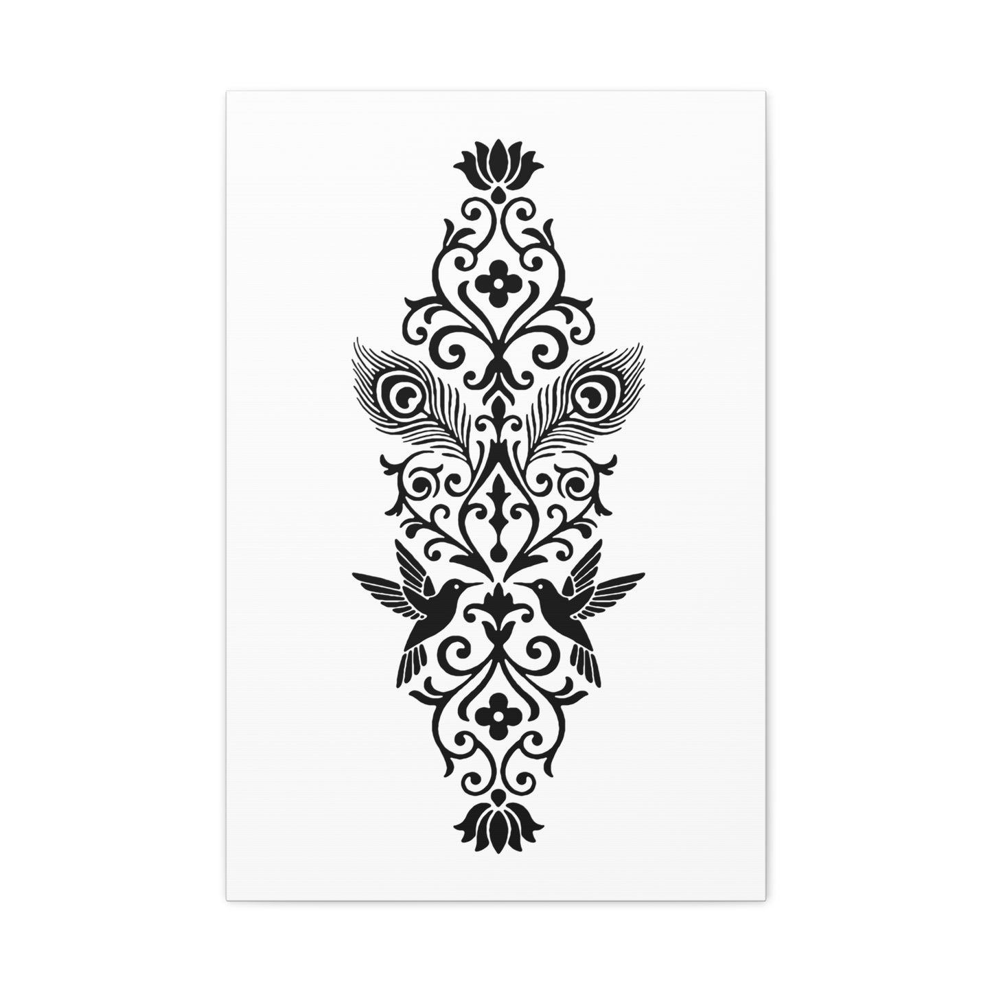 Hummingbird Soulmates - Stretched Canvas