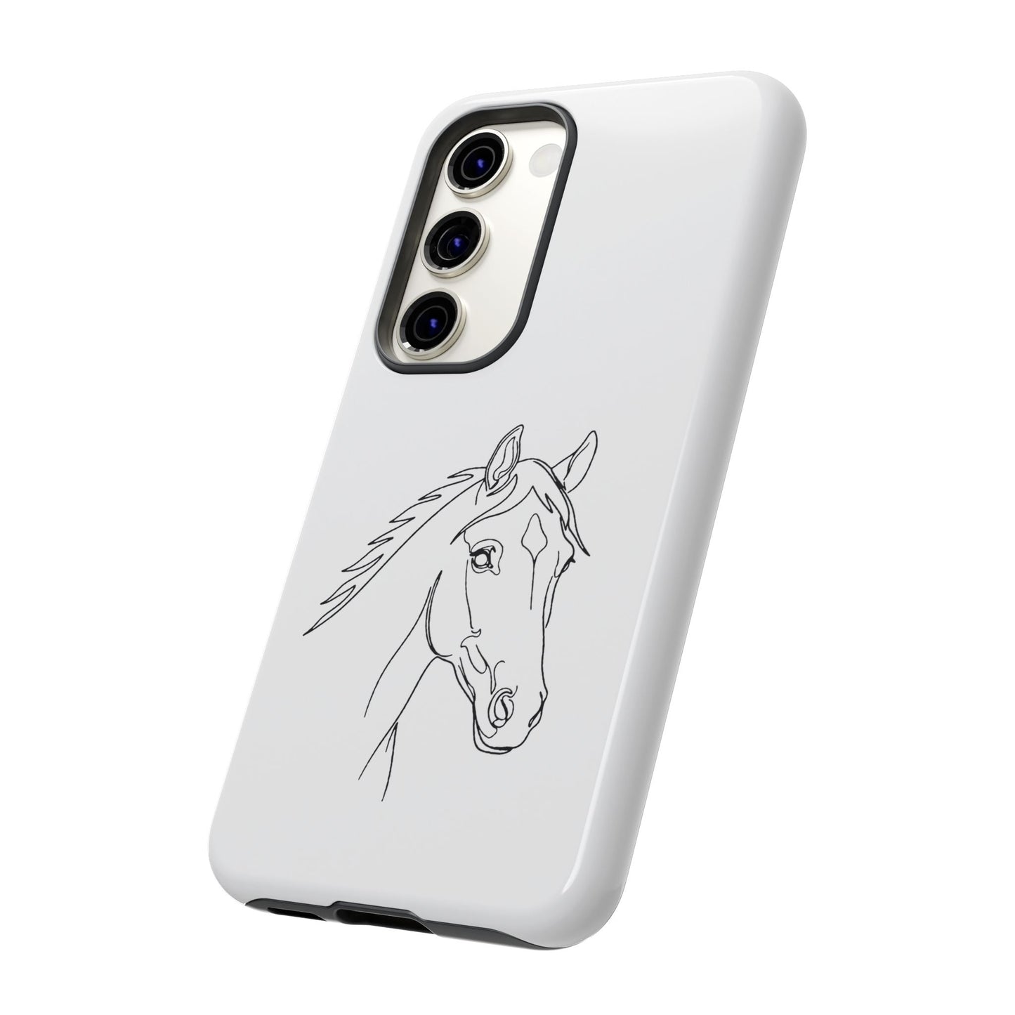 Horse Portrait Sketch - Tough Phone Case