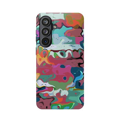 Colorful Abstract Marble - Magnetic Phone Case