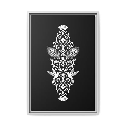 Hummingbird Soulmates - Framed Canvas