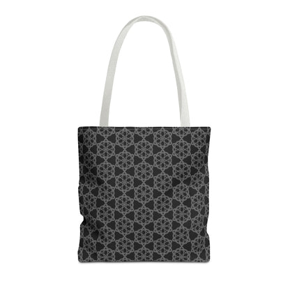 Chic Monochrome Tote Bag, Stylish Shopping, Travel, Everyday Use, Gift, Minimalist Decor