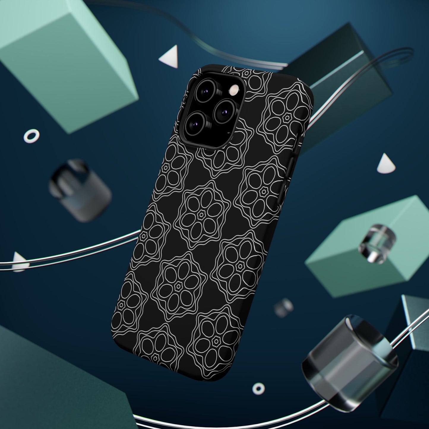 Geometric Sacred Flower - Magnetic Phone Case
