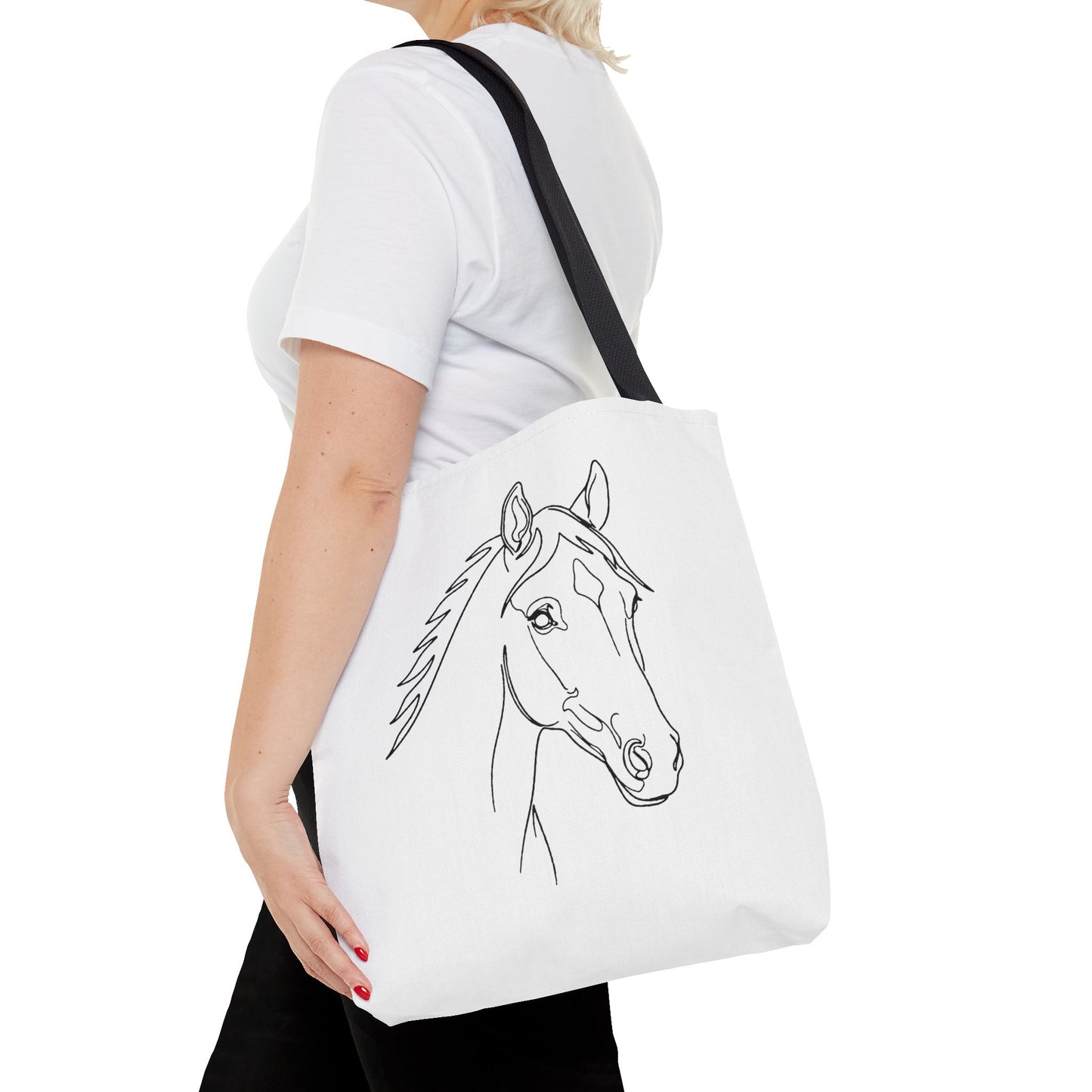 Horse Portrait Sketch - Tote Bag
