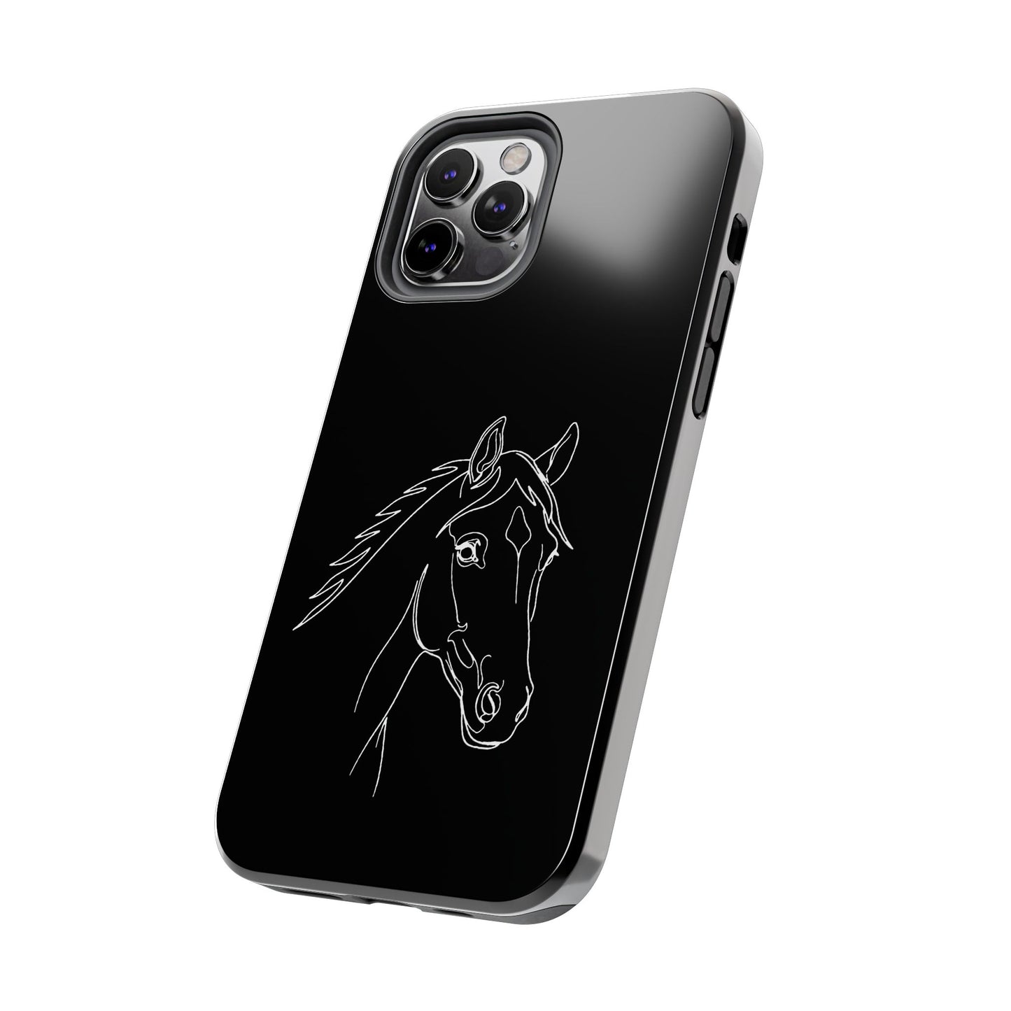 Horse Portrait Sketch - Phone Case