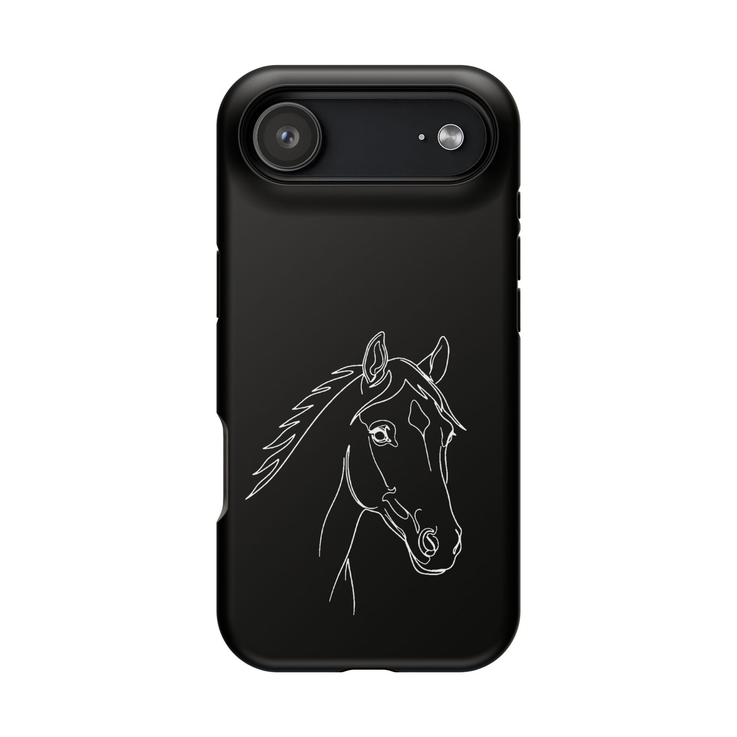 Horse Portrait Sketch - Magnetic Phone Case