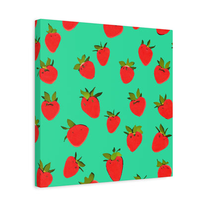 Strawberry Pattern - Canvas