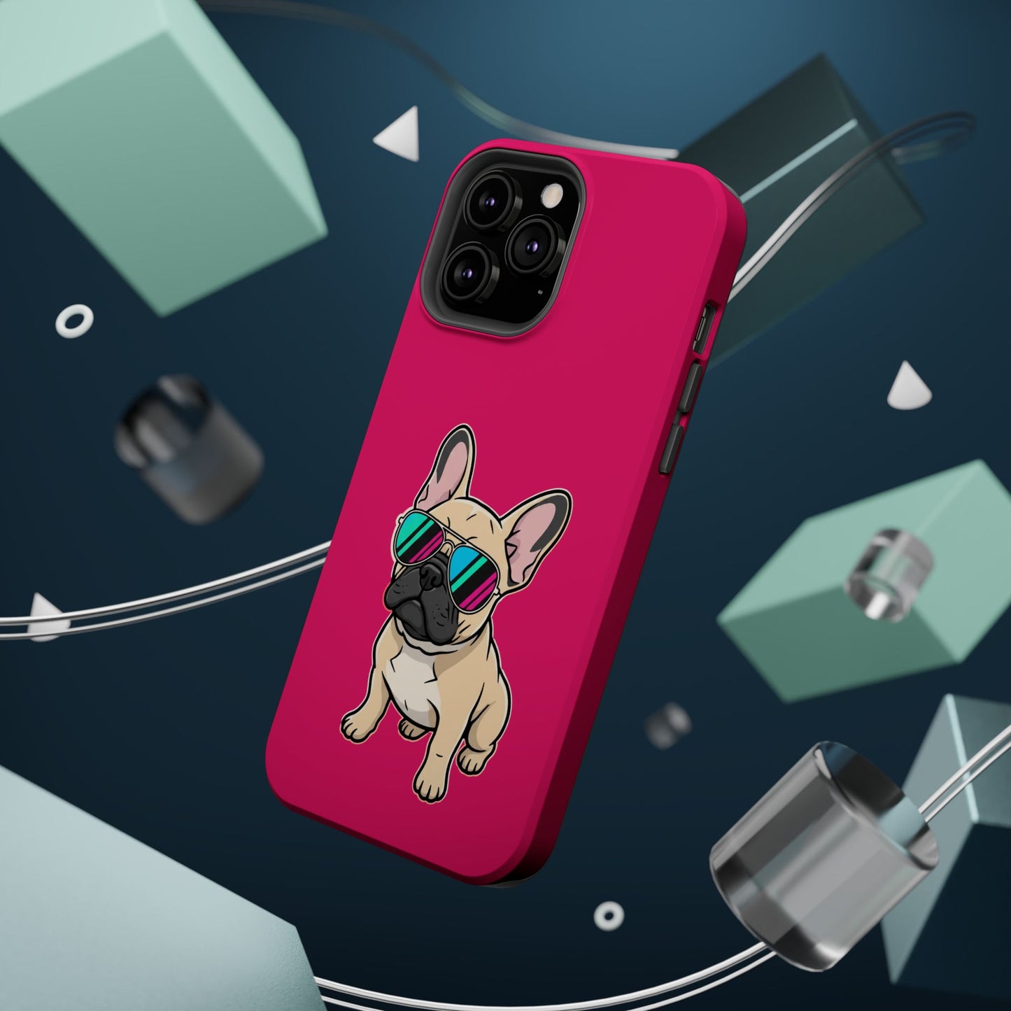 French Bulldog with Sunglasses - Magnetic Phone Case