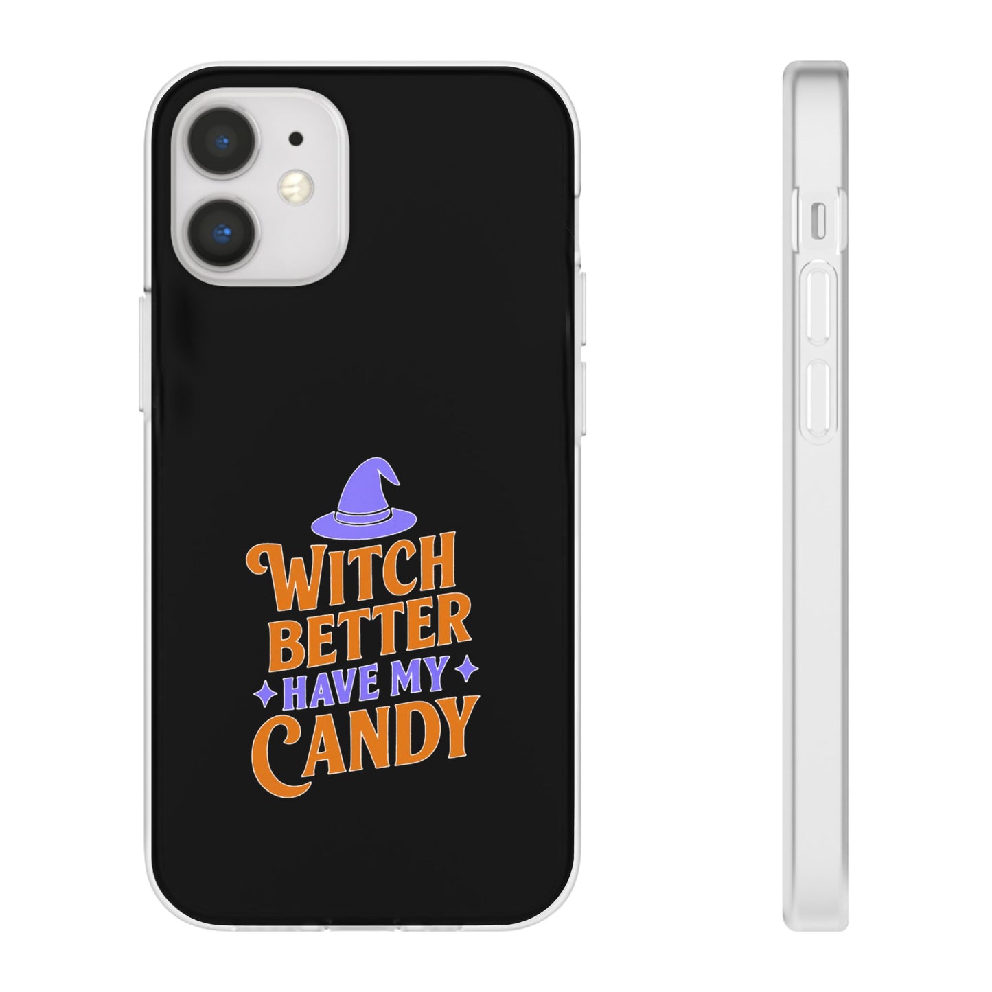 Spooky Witch Flexi Case, Halloween Phone Cover, Witch Themed Phone Case, Cute Candy Case, Trick or Treat Gift, Holiday Accessory